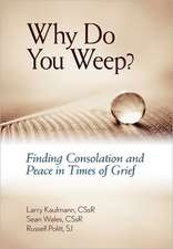 Why Do You Weep?: Finding Consolation and Peace in Times of Grief