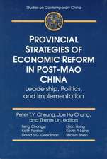 Provincial Strategies of Economic Reform in Post-Mao China