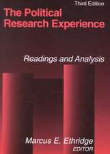 The Political Research Experience: Readings and Analysis