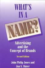 What's in a Name?: Advertising and the Concept of Brands