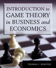 Introduction to Game Theory in Business and Economics