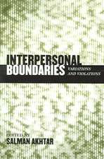 Interpersonal Boundaries