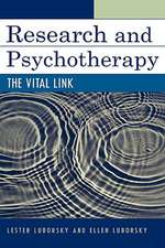 Research and Psychotherapy