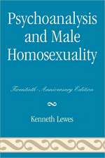 Psychoanalysis and Male Homosexuality