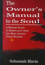 The Owner's Manual to the Soul