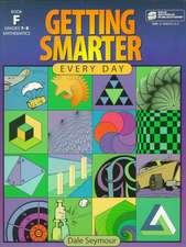 Getting Smarter Every Day Book F Copyright 2000