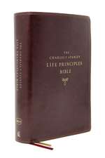 The NKJV, Charles F. Stanley Life Principles Bible, 2nd Edition, Leathersoft, Burgundy, Thumb Indexed, Comfort Print: Growing in Knowledge and Understanding of God Through His Word