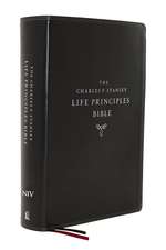 NIV, Charles F. Stanley Life Principles Bible, 2nd Edition, Leathersoft, Black, Comfort Print: Growing in Knowledge and Understanding of God Through His Word