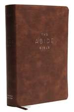 NKJV, Abide Bible, Leathersoft, Brown, Red Letter, Comfort Print