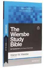 By the Book Series: Wiersbe, Genesis, Paperback, Comfort Print: Be Transformed by the Power of God’s Word