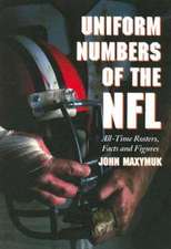 Uniform Numbers of the NFL