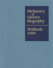 Dictionary of Literary Biography Yearbook 2000