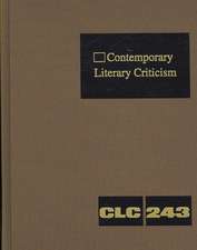 Contemporary Literary Criticism, Volume 244