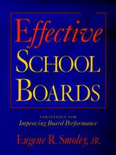 Effective School Boards
