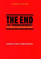 The End of Management and the Rise of Organization Democracy