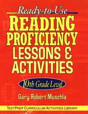 Ready–to–Use Reading Proficiency Lessons & Activities 10th Grade