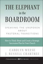 The Elephant in the Boardroom – Speaking the Unspoken About Pastoral Transitions