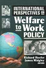 International Perspectives on Welfare to Work Policy