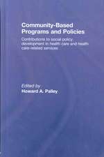 Community-Based Programs and Policies