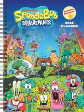 SpongeBob SquarePants 12-Month 2026 Planner Calendar (Includes Stickers)