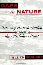 Gaps in Nature: Literary Interpretation and the Modular Mind