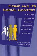 Crime and Its Social Context