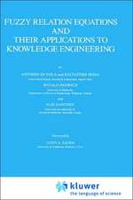 Fuzzy Relation Equations and Their Applications to Knowledge Engineering