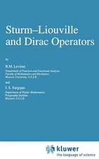 Sturm—Liouville and Dirac Operators