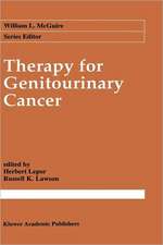 Therapy for Genitourinary Cancer