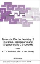 Molecular Electrochemistry of Inorganic, Bioinorganic and Organometallic Compounds