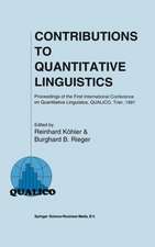 Contributions to Quantitative Linguistics