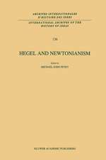 Hegel and Newtonianism