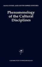 Phenomenology of the Cultural Disciplines