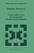 Conservation Laws in Variational Thermo-Hydrodynamics