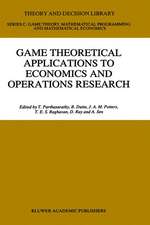 Game Theoretical Applications to Economics and Operations Research