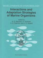 Interactions and Adaptation Strategies of Marine Organisms: Proceedings of the 31st European Marine Biology Symposium, held in St. Petersburg, Russia, 9–13 September 1996