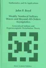 Weakly Nonlocal Solitary Waves and Beyond-All-Orders Asymptotics: Generalized Solitons and Hyperasymptotic Perturbation Theory