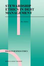 Stewardship Ethics in Debt Management