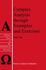 Complex Analysis through Examples and Exercises