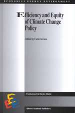 Efficiency and Equity of Climate Change Policy