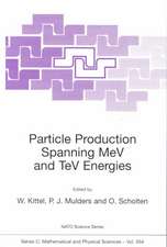 Particle Production Spanning MeV and TeV Energies