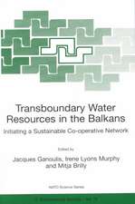 Transboundary Water Resources in the Balkans: Initiating a Sustainable Co-operative Network