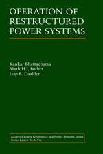 Operation of Restructured Power Systems