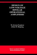 Design of Low-Voltage Bipolar Operational Amplifiers