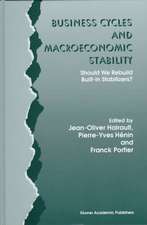 Business Cycles and Macroeconomic Stability: Should We Rebuild Built-in Stabilizers?