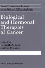 Biological and Hormonal Therapies of Cancer