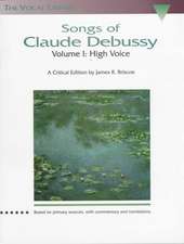 Songs of Claude Debussy