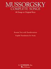 Complete Songs: Voice and Piano