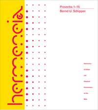 U., S: Proverbs 1-15