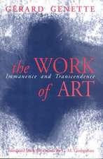 The Work of Art – Immanence and Transcendence